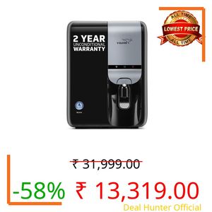 V-Guard Rejive 2X RO UF Alkaline Water Purifier | No Service Cost for 2 Years: True Unconditional Warranty | 8 Stage | Triple Powered Alkaline Health Charger | 6.5 L