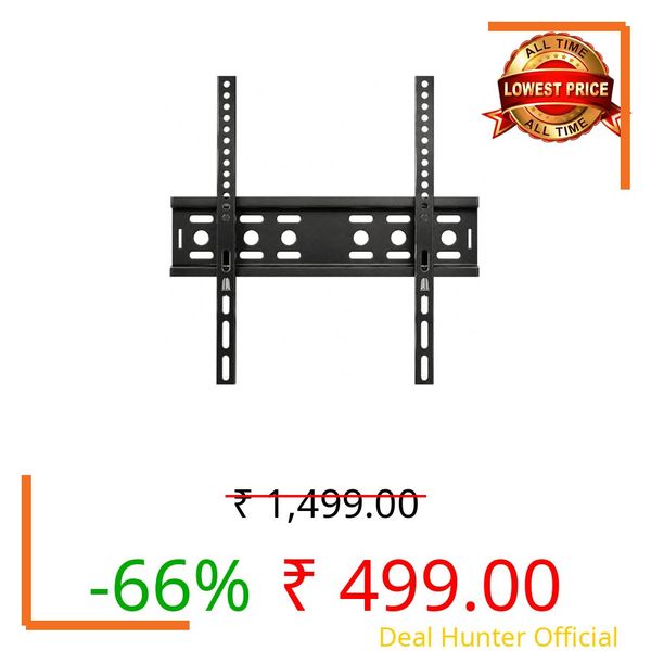Caprigo Heavy-Duty TV Wall Mount Bracket for 26 to 55 Inch LED/HD/Smart TV’s, Universal Fixed TV Wall Mount Stand (M463)