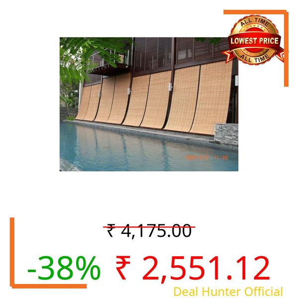 Terrace roll up Balcony Waterproof Bamboo Curtains Outdoor 6x8 6 x 8 6ft 6 by 8 6/8 6 FEET 72/96 inch
