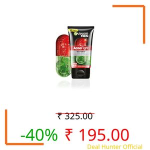 Garnier Men, Anti-Pimple Face Wash, Repairs Skin & Balances Oils, AcnoFight, 155 g