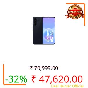 Samsung Galaxy A57 5G (Awesome Navy, 8GB RAM, 256GB Storage), Agentic AI, Triple Camera with Nightography Video, 2 Days Battery Life, 6 Gen OS Upgrades, IP68, 6.9mm Sleek, with No Cost EMI