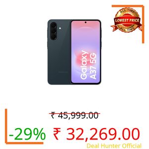 Samsung Galaxy A37 5G (Awesome Graygreen, 8GB RAM, 128GB Storage), Agentic AI, Triple Camera with Nightography Video, 2 Days Battery Life, 6 Gen OS Upgrades, IP68, 7.4mm Sleek, with No Cost EMI