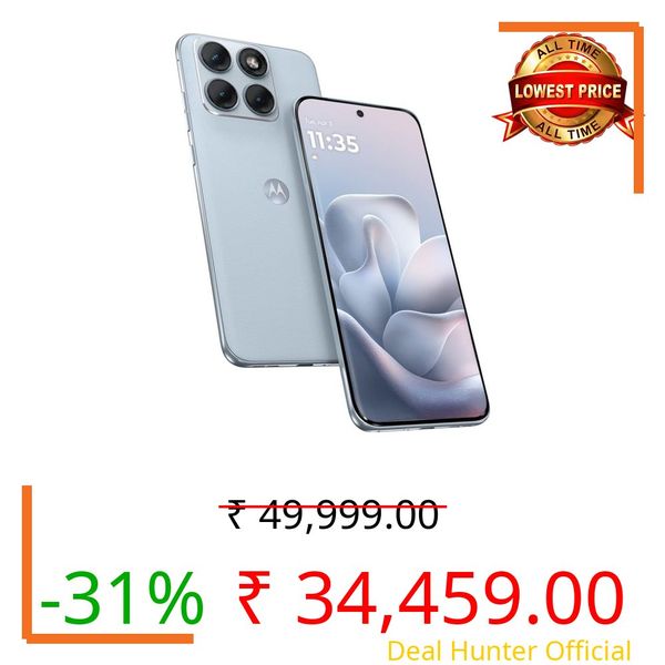 Motorola Edge 70 Fusion 5G (Pantone Country Air, 12GB RAM, 256GB Storage) | AI Features | 6.78-inch 144Hz AMOLED | Snapdragon 7s Gen 4 | 50MP + 13MP Camera | 32MP Selfie | 7000mAh | 68W TurboPower