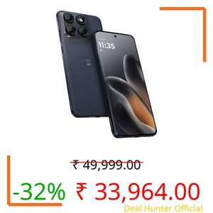 Motorola Edge 70 Fusion 5G (Pantone Silhouette, 12GB RAM, 256GB Storage) | AI Features | 6.78-inch 144Hz AMOLED | Snapdragon 7s Gen 4 | 50MP + 13MP Camera | 32MP Selfie | 7000mAh | 68W TurboPower