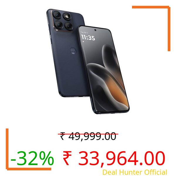 Motorola Edge 70 Fusion 5G (Pantone Silhouette, 12GB RAM, 256GB Storage) | AI Features | 6.78-inch 144Hz AMOLED | Snapdragon 7s Gen 4 | 50MP + 13MP Camera | 32MP Selfie | 7000mAh | 68W TurboPower