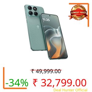 Motorola Edge 70 Fusion 5G (Pantone Blue Surf, 12GB RAM, 256GB Storage) | AI Features | 6.78-inch 144Hz AMOLED | Snapdragon 7s Gen 4 | 50MP + 13MP Camera | 32MP Selfie | 7000mAh | 68W TurboPower