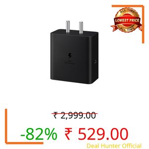 KARWAN 60W Ultra Fast Charger, PD Adapter Compatible with iPhone,iPad,Samsung,Nothing,Google Smartphones,Tablet & More & Other Devices, BIS Certified Wall Charger
