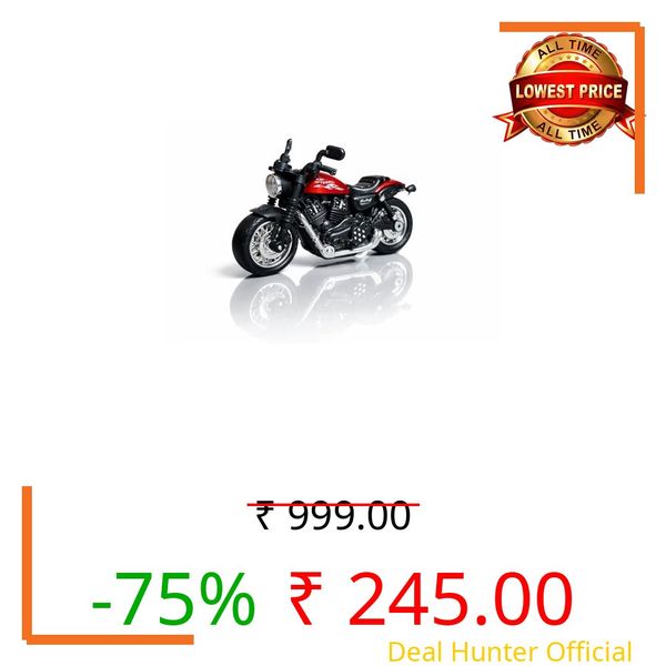 VqueenS™ Miniature Bike Toy 1:12 Scale | Metal (Fuel Tank Only) & Heavy Duty Plastic Body Model with Steerable Handlebars & Free-Rolling Wheels | Collectible Realistic Mini Bike Toy for Kids & Adults