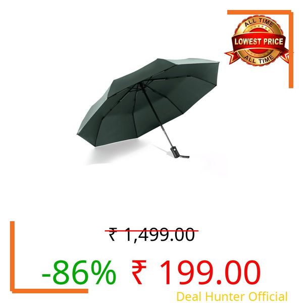 SKYTONE Umbrella, Strong Compact & Easy Auto Open/Close For Sun-Wind and Rain UV Large Size Windproof Foldable For Men Women Kids Boys Girls (Green)