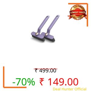 Crevice Multi-Function Bathroom Plastic Cleaning Brush,Tiles Cleaning Brush,Hard Bristle Rotating Crevice Gap Cleaning Brushes for Bathroom,Floor Cleaner Brush Pack of 2