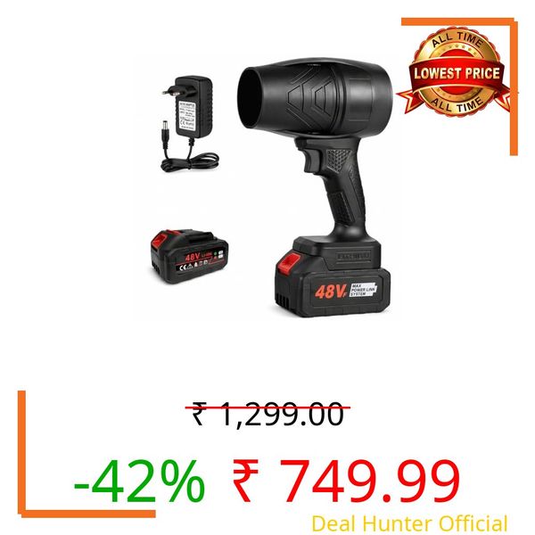 Turbo Jet Blower,Leaf Blower, Violent Turbo Fan, Brushless Pure Copper Motor,Car Drying After Wash, Handheld Snow Blower,Cordless Turbo Power Air Duster,Home Improve,Garden Mainte