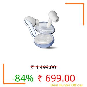 Mivi DuoPods Infinity True Wireless Earbuds, 70H Playtime, 3D Soundstage, AI-ENC HD Calls, 13mm Drivers, AAC Audio, Bluetooth 5.3, IPX4, Made in India