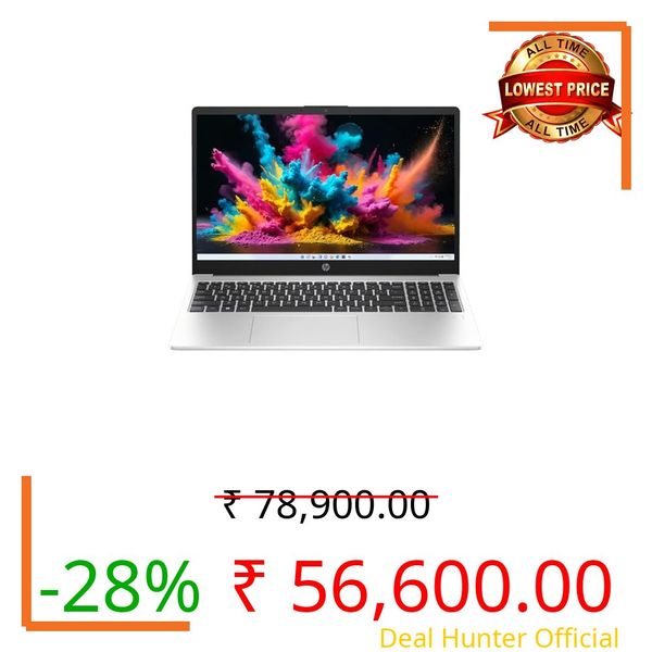 HP Professional 15 (2026), Intel (i5 14th Gen) Core 5 120U - (8 GB/512 GB SSD/Intel Iris Xe Graphics/Windows 11 Pro) Business Laptop/15.6" FHD/Backlit + Fingerprint/Silver/Copilot Key/1.5kg/MS Office