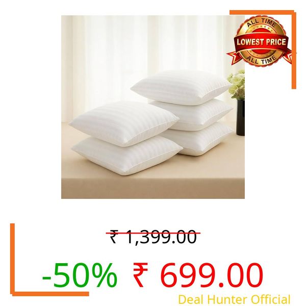 16 x 16 inch Cushion with Soft Fiber Filling | White | Sofa and Bed use| (5)