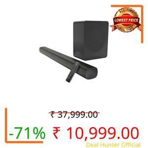 ZEBRONICS Juke Bar 9330 500W Soundbar 2026 Launch, 16.51cm Wireless Subwoofer, Triple Drivers, Dolby Audio, 3.1CH, BT v5.3, HDMI ARC, LED Display, Remote Control (500W)