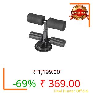 SKYCELL Sit Up Bar for Home Gym Single Suction, Foam Handle Suction Sit-Up Bar, Stomach Exercise Equipment, Abdomen Fitness Equipment, Workout Equipment for Home