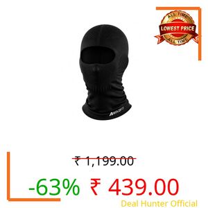 Boldfit Balaclava Face Mask for Men & Women, Full Head & Neck Cover with Breathable Honeycomb Mesh for Bike Riding, Cycling, Skiing & Outdoor Sports, UV Sun Dust Wind Protection Under Helmet Mask