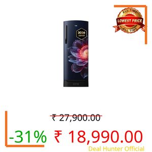 IFB 206L 4 Star Advanced Inverter Direct-Cool Single Door Refrigerator with 30 Hrs Cooling Retention, Big Vegetable Box, 4 Year Super Warranty & Base Stand (2026, IFBDC-232DYBIED, Iris Petal Blue)