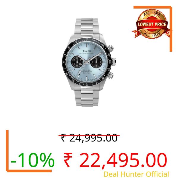 TIMEX Waterbury Round 39mm Blue Dial Analog Men Watch - TW2Y70500UJ