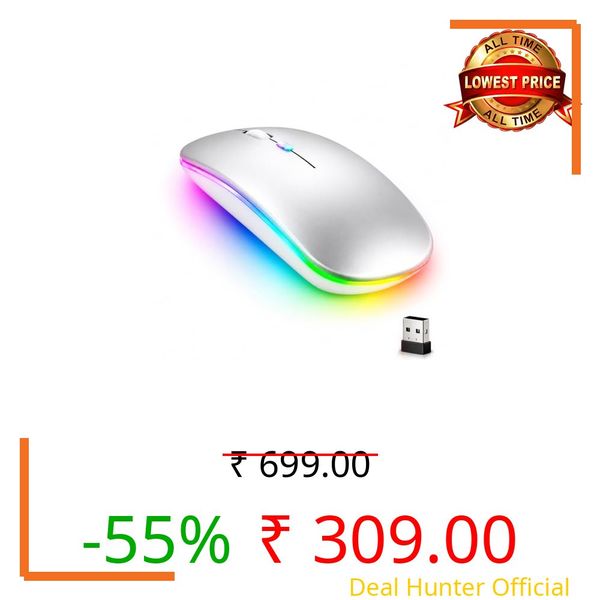 Ant Globe 25 Dual Mode Wireless Mouse|30-Hour Playtime|Bluetooth + 2.4GHz USB |Rechargeable Silent Optical Mouse for Laptop, MacBook, iPad, PC |3-Level Adjustable 1600 DPI, Slim Portable Design –White