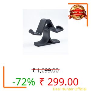 CUBIX3D Dual Controller Stand Holder for PS5, PS4 & Xbox Controllers | Universal Gaming Controller Organizer for Desk Setup | Minimalist Gaming Accessories Stand for Home & Office
