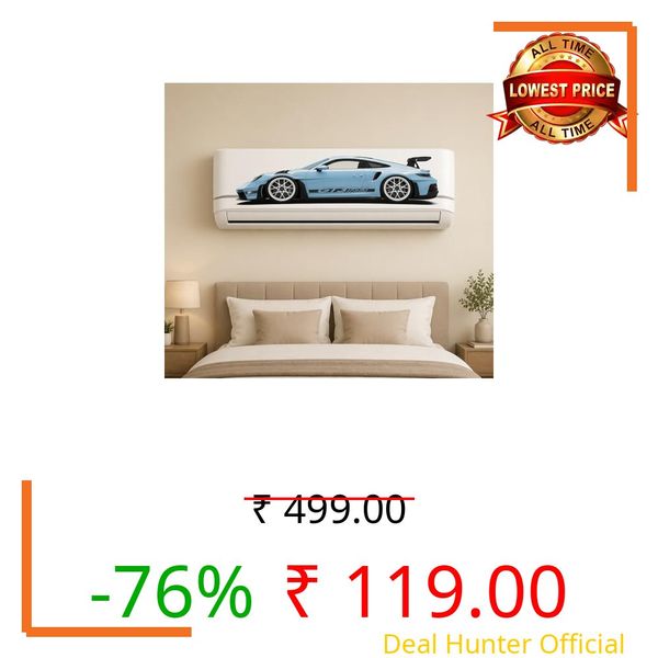 Car Sticker for AC,Car Split Ac Stickers, Air Conditioner Sticker, car Stickers (Fit for All Models/Sizes/Brands) (Vinyl)