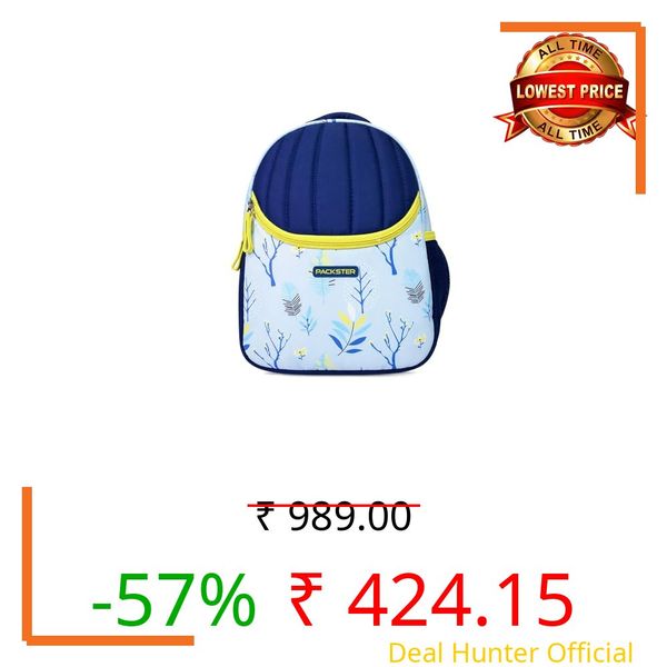 Packster Small Irnimate Snow 9L Toddler School Bag for Kids 2-3 Years