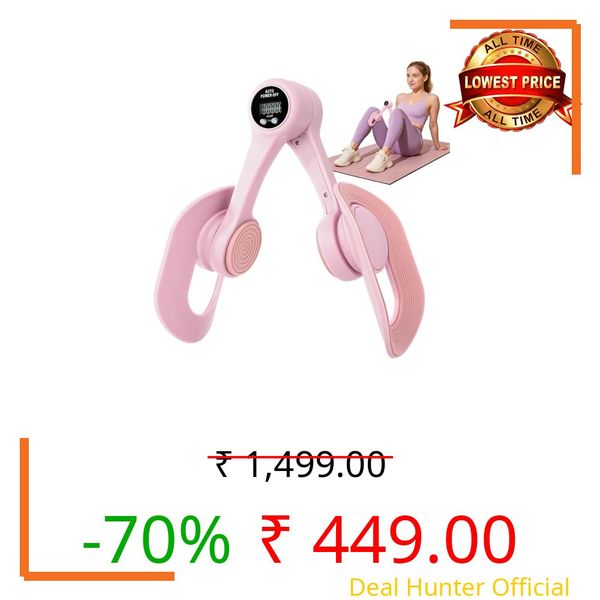 Thigh Master, Pelvic Floor Strengthening Device with Display Counter Hip Trainer Kegel Exerciser, Leg Inner Thigh Trainer Pelvic Floor Muscle Trainer, Thigh Exercise Workout Equipment for Home