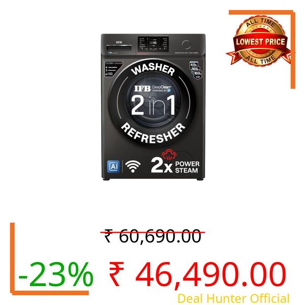 IFB 11 Kg 5 Star Front Load Washing Machine (EXECUTIVE PLUS OXN 1114, Onyx)