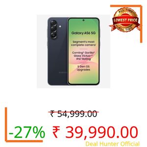 Samsung Galaxy A56 5G (Awesome Midnight Blue, 8GB, 256GB)_with Other Offers