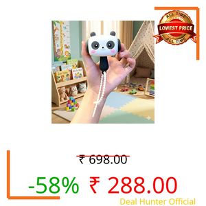 KINYAT Creative Beep Hammer Keychain Bag Pendant Cute Stress Relief Toy Doll Hanging Decoration (Sonic hammer-panda)