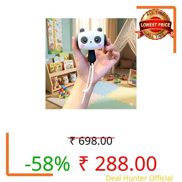 KINYAT Creative Beep Hammer Keychain Bag Pendant Cute Stress Relief Toy Doll Hanging Decoration (Sonic hammer-panda)