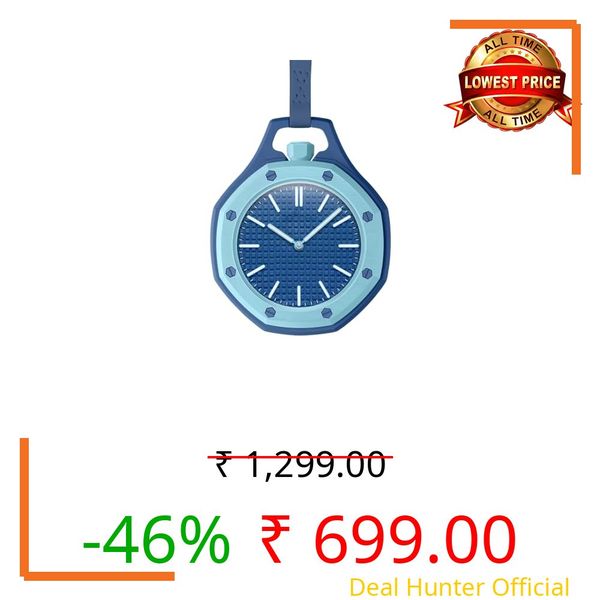 GOLDENIZE FASHION Royal Pop Quartz Pocket Analog Watch Fashion Hanging Pendant Watch Unique Casual Multicolor Dial Pocket Watch for Boy's & Girl's Pocket Watch for Gift (Purple)
