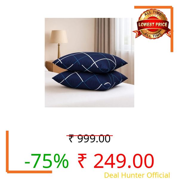 Tewise Microfiber Pillows Set 2, Soft Adjustable Pillow for Sleeping - 16 x 24 Inches -Blue (2, Blue, King (U.K. Standard S0-4 (Blue, Pack of 2)