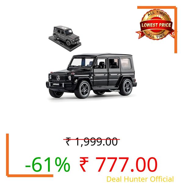 Sky Tech® G65 1:32 Model Car Exclusive Alloy Metal Pull Back Die-cast Car Diecast Metal Pullback Toy car with Openable Doors & Light Music Best Gifts Toys for Kids【Multi Color】