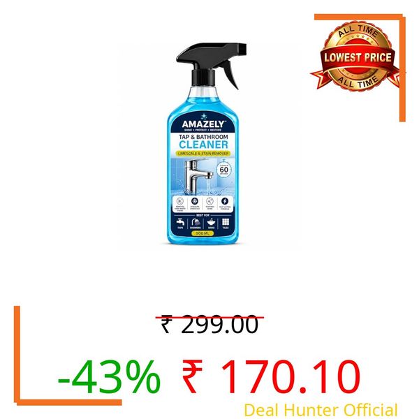 AMAZELY Hard Water Tap Cleaner & Limescale Remover | 500ml