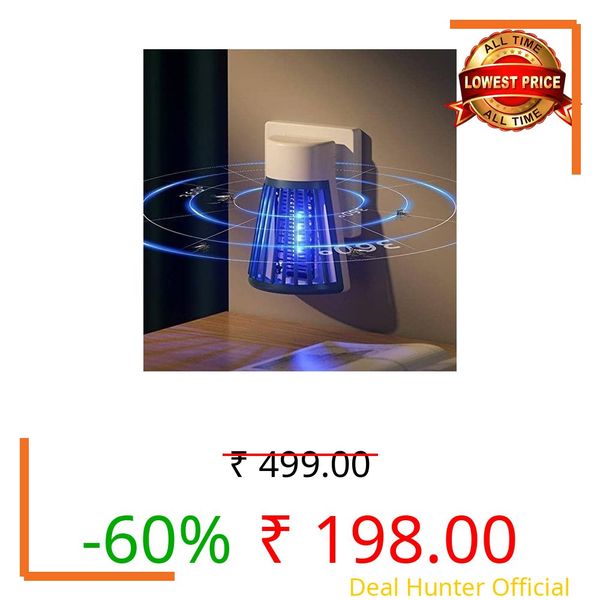 Mosquito Killer lamp Zapper Machine USB Powered Bug Zapper Mosquito Killer Lamp, Electric LED Lamp Indoor/Outdoor Mosquito Trap Machine for Home, Gardening