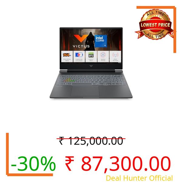 HP Victus Gaming Laptop, Intel Core 5 210H, 4GB RTX 3050 A (24GB DDR5, 512GB SSD) FHD, 144Hz, 300 nits, IPS, 15.6''/39.6 cm, Win11, M365* Office24, Mica Silver, 2.29kg, fa2500TX, Backlit,