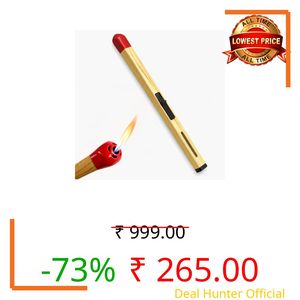 Solitude Matchstick Lighter | Long Handle Butane Gas Lighter | Refillable Multipurpose Flame Lighter for Kitchen, Candles, BBQ & Camping | Compact & Portable Match Stick