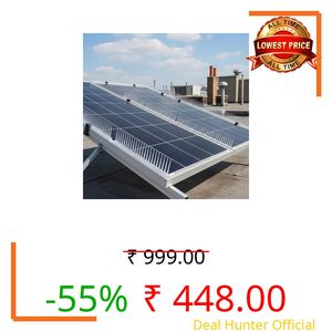 PikArt Solar Panel (Pack of 5) Pigeon Guard Bird Spikes, UV Resistant
