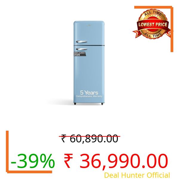 Godrej 330L 2 Star New Launch | 5 Years Comprehensive Warranty | 4-in-1 Convertible | Toughened Glass Door | Frost Free Inverter Refrigerator (2026 Model, RT EONINSPIRE 366BN HCIT IC BL, Icy Blue)