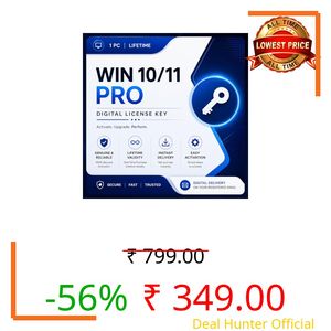 WIN 10/11 Professional (PRO) Lifetime Digital License, 1 PC Activation Key, 32/64-Bit Compatible, Instant Email Delivery, Unlimited Reinstallations (WIN 10 PRO.)