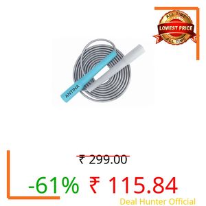 Antina Worldwide Adjustable Skipping Rope for Men,Women &Kids Speed Jump Rope for Exercise, Gym, Sports & Fitness(SKYBLUE/GREY)