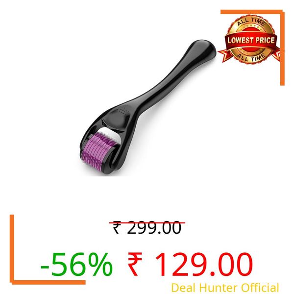 Derma Roller For Hair Growth, Beard Care And Skin Treatment, Multi-Purpose Microneedling Tool