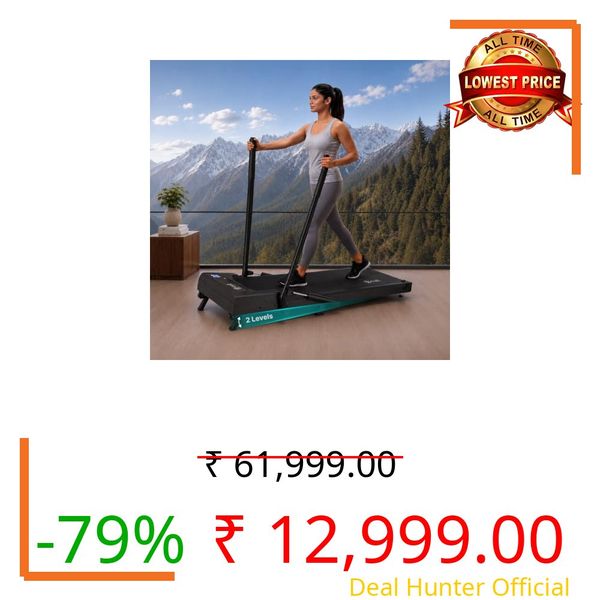 Cult Walking Pad with Trek Motion for Home | 4 HP BLDC Motor | 2-Level Manual Incline | LED Display | 130 kg Weight Capacity | Foldable & Portable