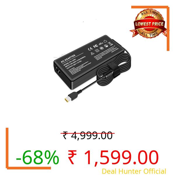 HEIGER 135W AC Charger Compatible with Lenovo Legion Y520 Y530 Y700 Y7000 Y730 Y740, ThinkPad P1 P50 P70 P71 T15p X1 Extreme, T440P T470P T540p L340, 20V 6.75A Slim Tip, ADL135NDC3A
