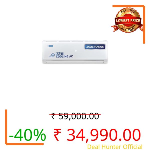 Blue Star 1.4 Ton 3 Star, New Star Rated, Inverter Split AC (Copper,4-Way Swing, DigiQ Hepta Sensor, Blue Fins,Turbo Cool, Comfort Sleep (IA317PXU, White))