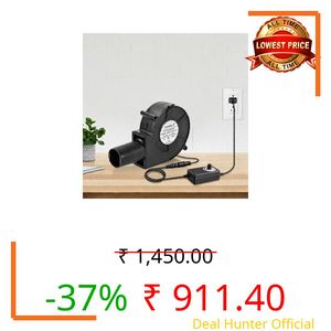 XOYO Blower fan 12v - 2.94A with Speed Controller Adapter | Brushless Blower With Speed Controller | Dual Ball Bearing Smooth running | DIY Cooling Ventilation Exhaust Projects