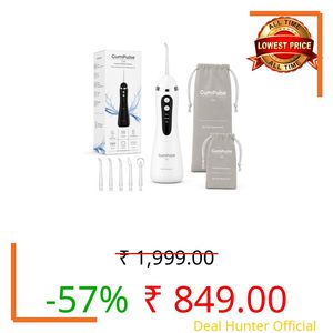 GumPulse Go Dental Water Flosser for Teeth, White