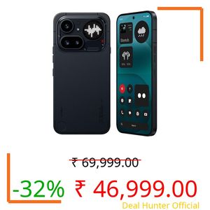 Nothing Phone (4a) Pro (Black, 8GB RAM, 128GB Storage) | Snapdragon 7 Gen 4 | 50MP Triple Camera | 6.83" 144Hz AMOLED | 5400mAh Battery OS 4.1